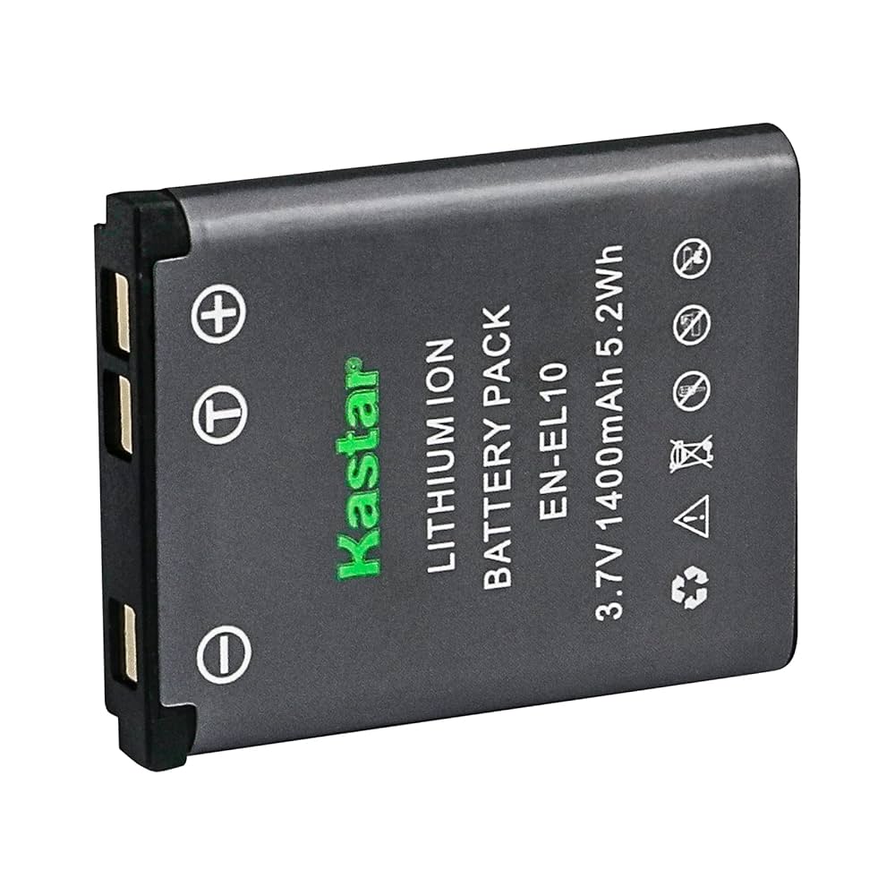 完動品 NIKON COOLPIX S510 ニコン デジタルカメラ バッテリー Amazon | ニコン対応 EN-EL10 互換 バッテリーロワジャパン【PSE